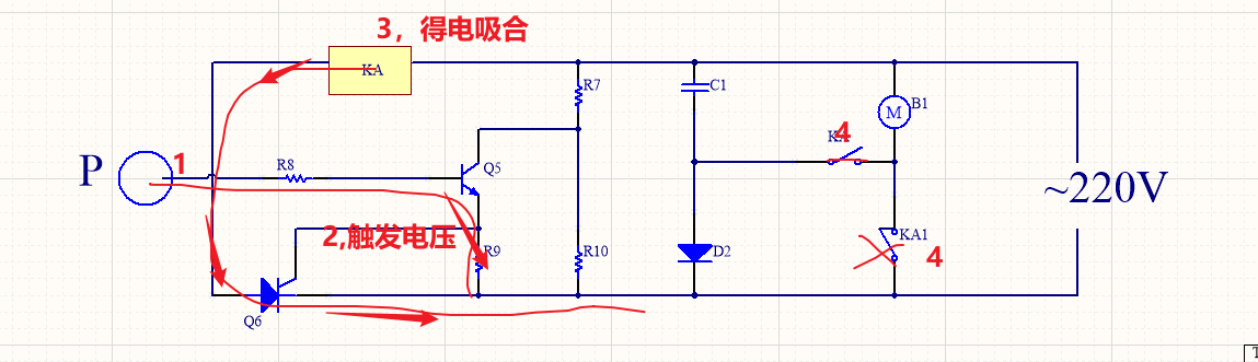 亚星游戏官网登录一种电动风扇防身体触碰的电路图(图2)